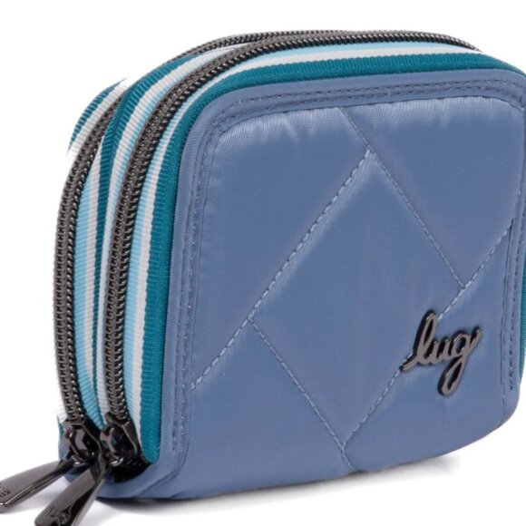 Lug Wallet with Contrast Zip Tape - Splits SE NWOT - Picture 1 of 5